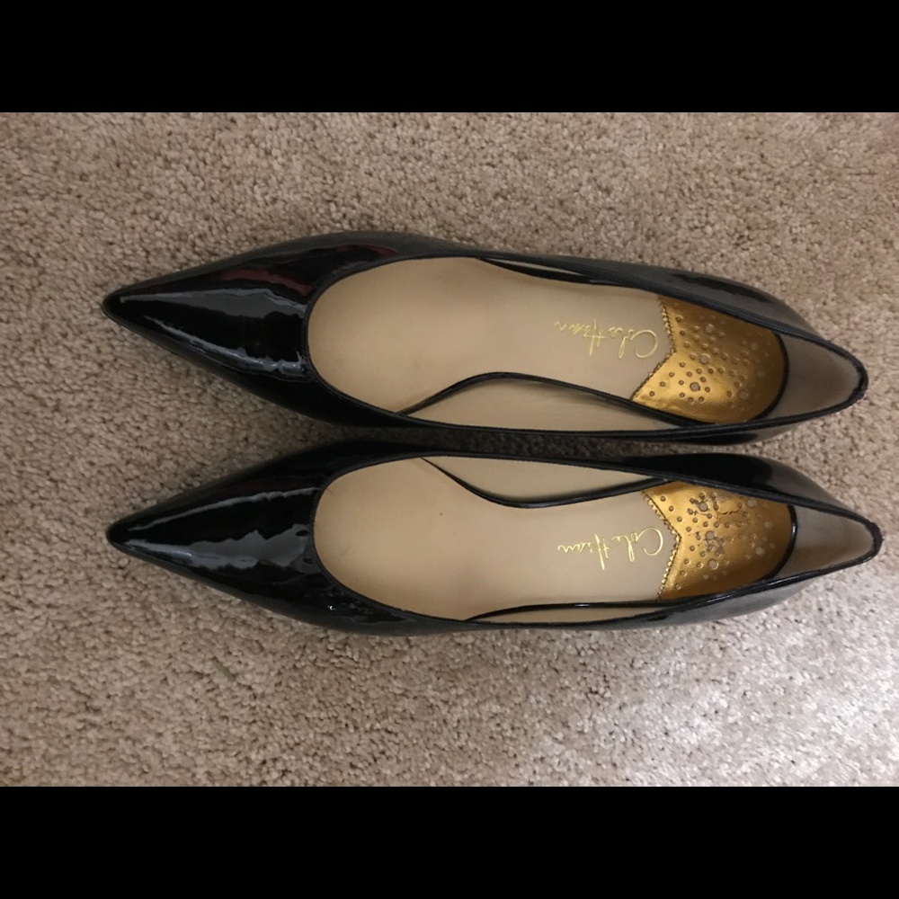 Cole Haan black patent leather heels